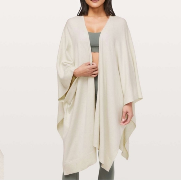 lululemon athletica Sweaters - Lululemon Free To Coast Wrap One Size